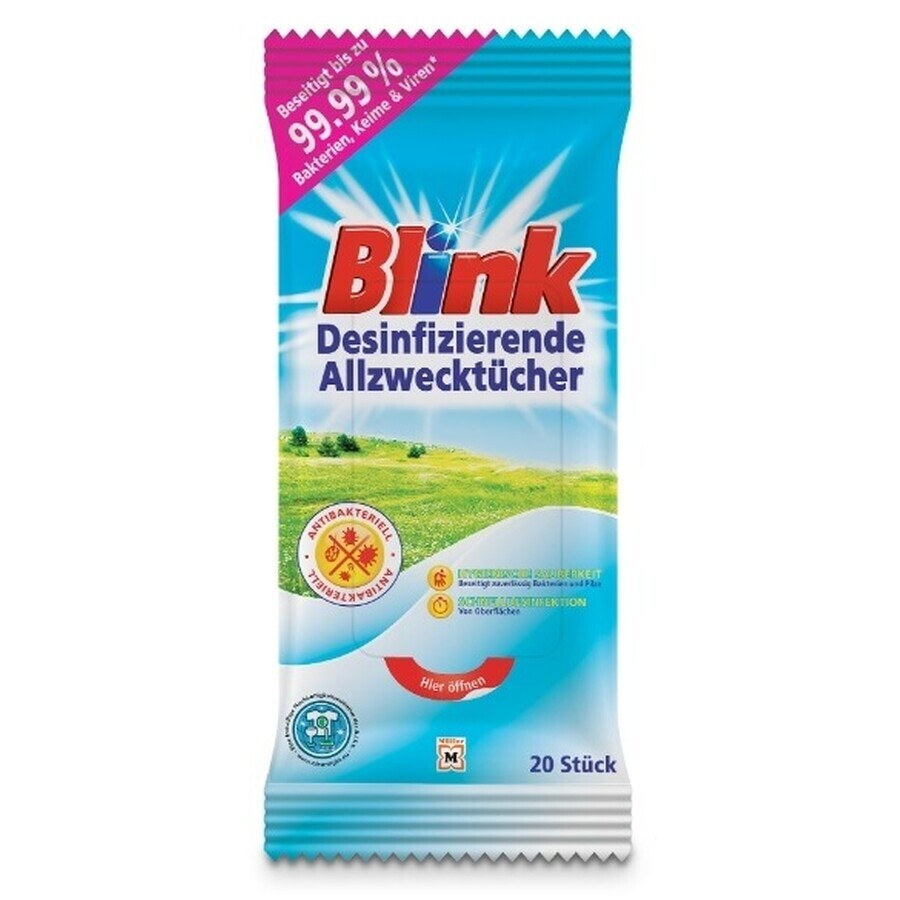 Acquista Blink, Salviette disinfettanti, 20 pz. Blink, Salviette disinfettanti, 20 pz.