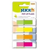 Blocchi indice su vassoio 45x12 mm 4 colori, 160 pezzi