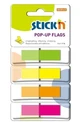 Index blocks on tray 45x12mm 4 colors, 160 pieces