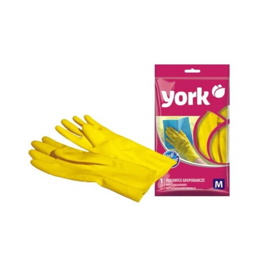 York, Rubber house gloves size M
