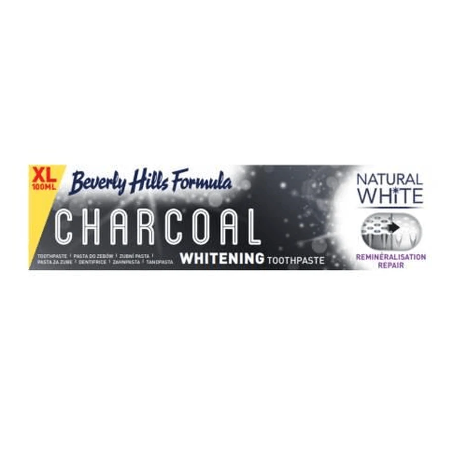 Beverly Hills Formule Natuurlijke Witte Houtskool Whitening Tandpasta 100 ml