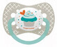 Canpol, succhietto in silicone, simmetrico, 0-6m Cupcake 23/282, grigio, 1 pz.