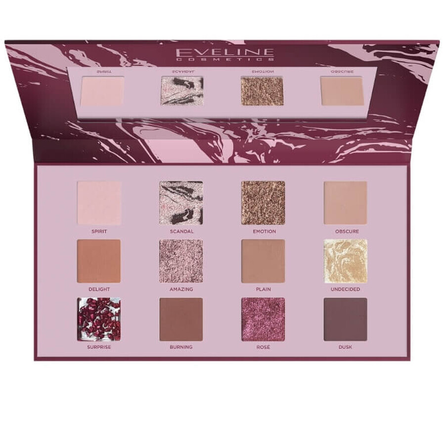 Eveline Shocking Nudes Palette di ombretti, 9,6g