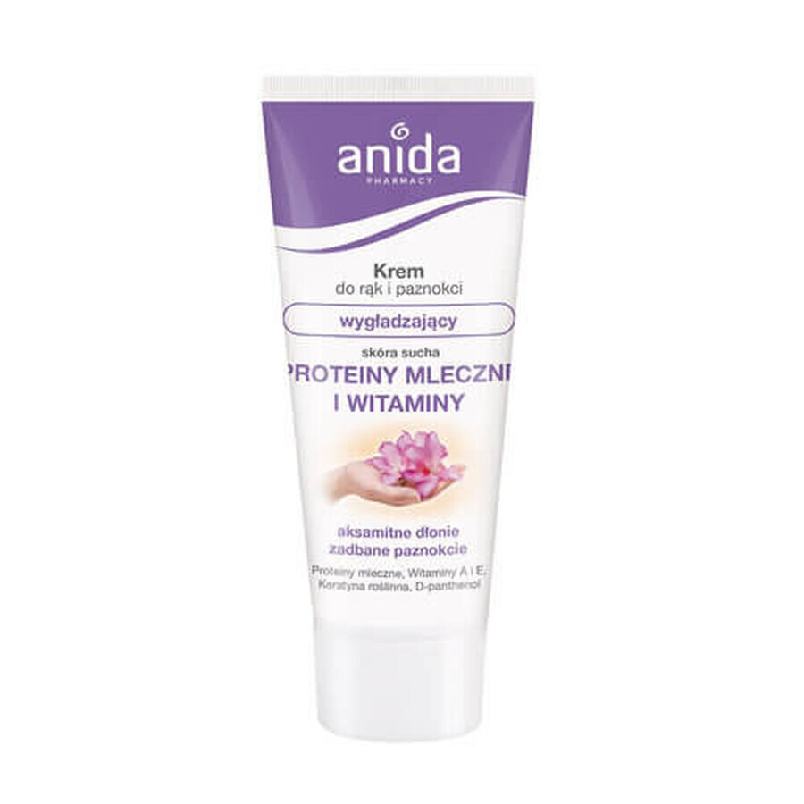 Anida, skin and nail cream, milk proteins and vitamins, 100ml - Long-life!
