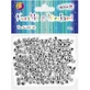 Beads with metal letters, 25g