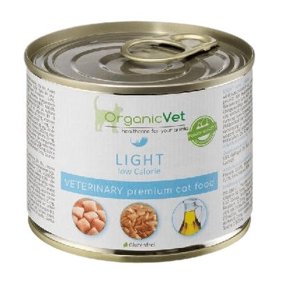 OrganicVet, volaille. Diet nourriture humide pour chats, 200 g
