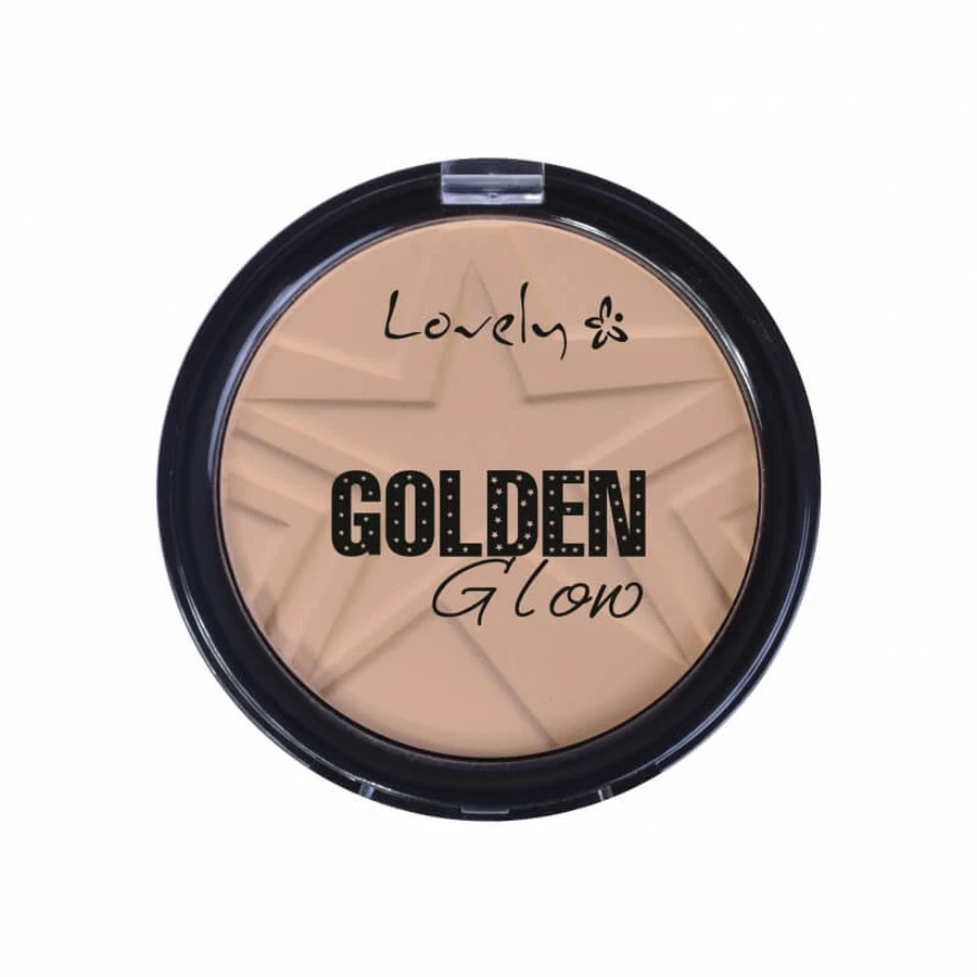 Lovely Golden Glow Powder Polvos faciales ligeros 3, 15g