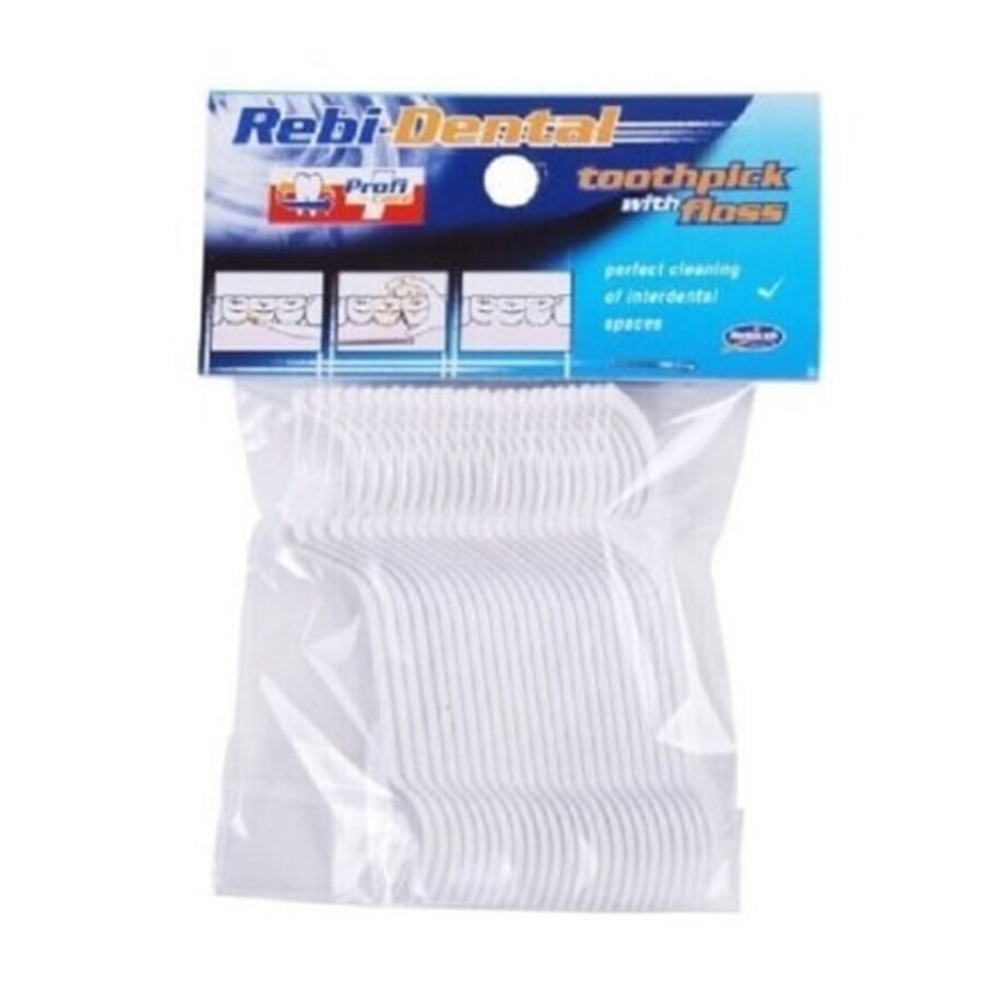 Mattes, Rebi-Dental dental floss toothpicks, 24 pieces