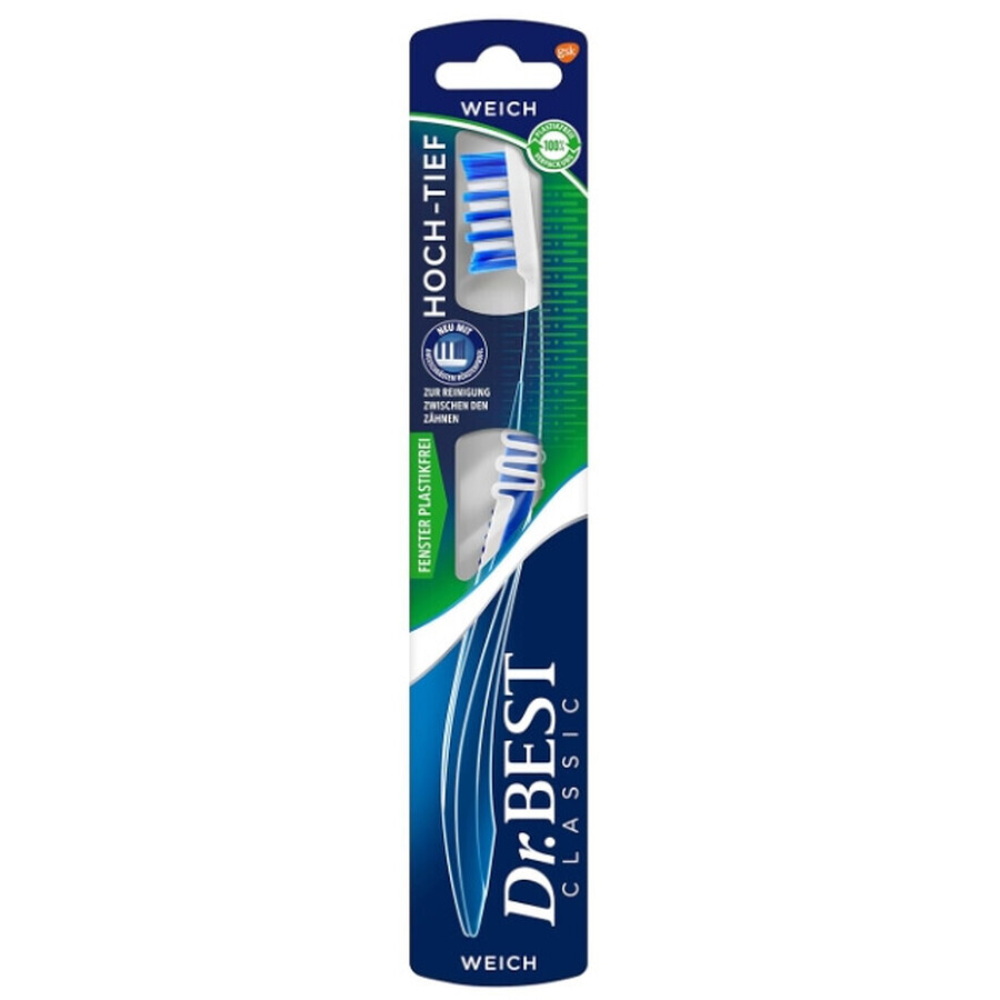 Dr.Best, Hoch-Tief, Brosse à dents, petite, 1 pièce