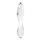 Satisfyer Dazzling Crystal 1 gode en verre transparent, 1 pc