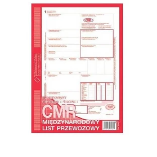 CMR Internationale vrachtbrief, 80 vellen