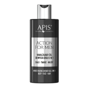 Apis Action For Men 3-in-1 hydraterende lichaamsreiniger 300ml