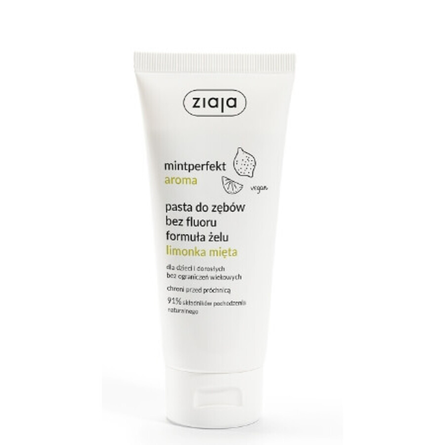Buy Ziaja Mintperfekt Aroma Fluoride-Free Toothpaste formu elu lime mita, 100ml - Long Shelf Life! Ziaja Mintperfekt Aroma Fluoride-Free Toothpaste formu elu lime mita, 100ml - Long Shelf Life!