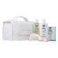 Chicco Baby Moments Rosa Waschlotion, 200ml + Körperlotion, 200ml + Eau de Parfum, 100ml + Bürste und Kamm + Kosmetiktasche
