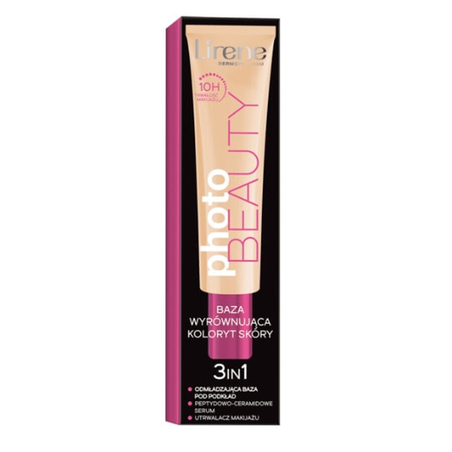 Lirene, Photo Beauty Skin Colour Evening Base, 30 ml