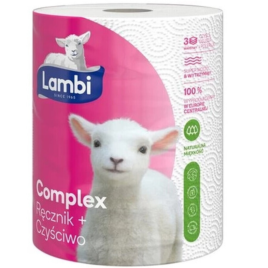 Winkel op Lambi, Complexe papieren handdoekjes, 1 rol Lambi, Complexe papieren handdoekjes, 1 rol