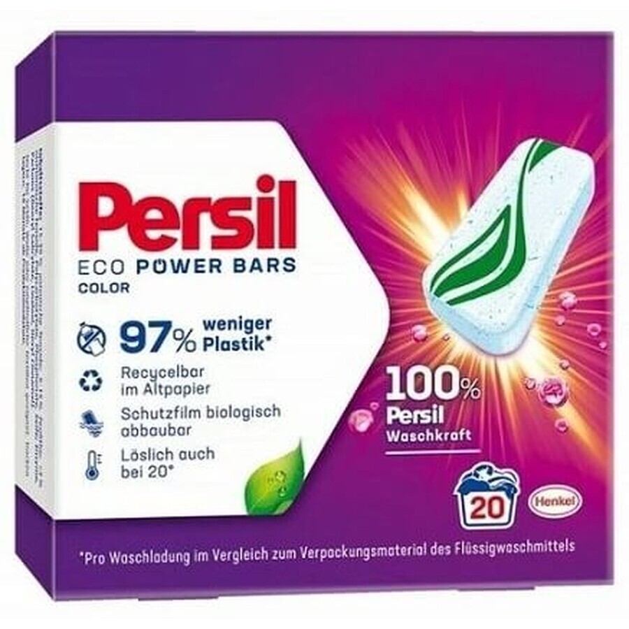 Persil, Eco Power Bars, Washing tablets, 20 pcs