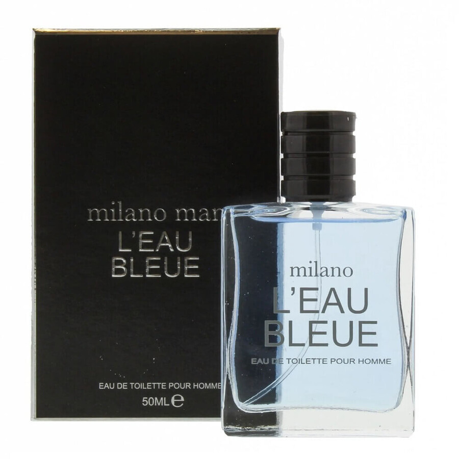 Shop Milano Man L Eau Bleue Eau de Toilette, 50ml Milano Man L Eau Bleue Eau de Toilette, 50ml