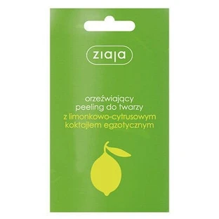 Ziaja Lemon and Citrus Scrub for face and body, 1 sachet 7 ml - Longue durée de conservation !