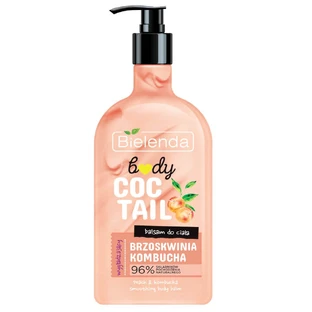 Bielenda Body Coctail Loción Corporal Suavizante Melocotón + Kombucha, 400ml