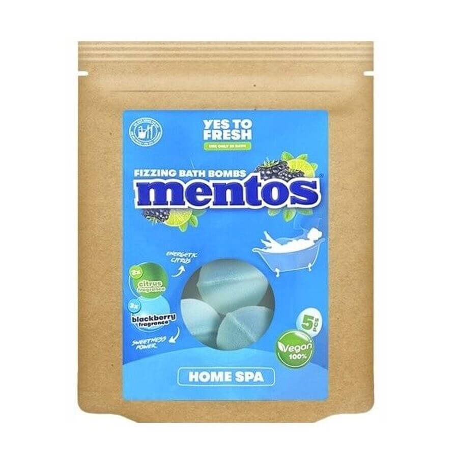 Acquista Palline da bagno effervescenti Mentos Jeyna e Bergamotto, 5x50g Palline da bagno effervescenti Mentos Jeyna e Bergamotto, 5x50g