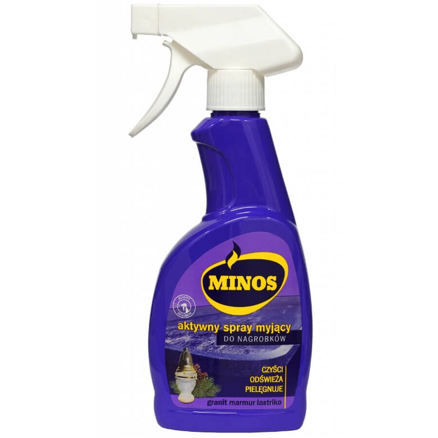 Minos Active spray per la pulizia delle pietre tombali, 400 ml