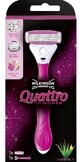 Wilkinson Sword Quattro per donna, rasoio + 1 cartuccia