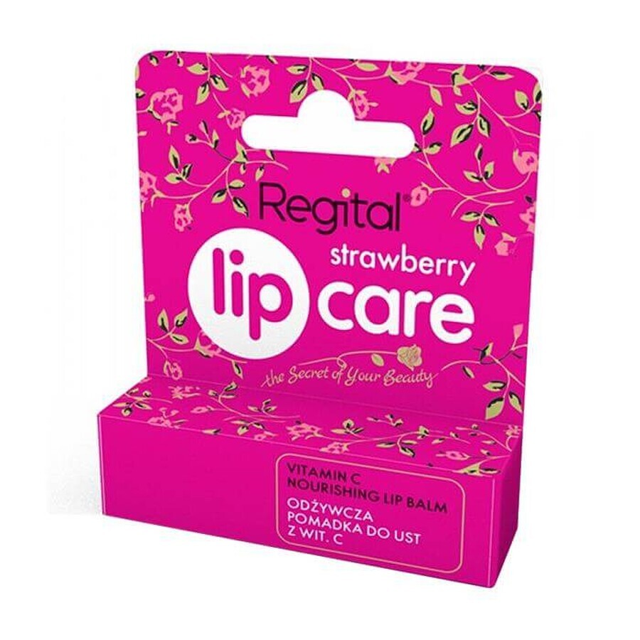 Regital Strawberry Lip Care Revitalizing Lipstick with Vitamin C 1 pc