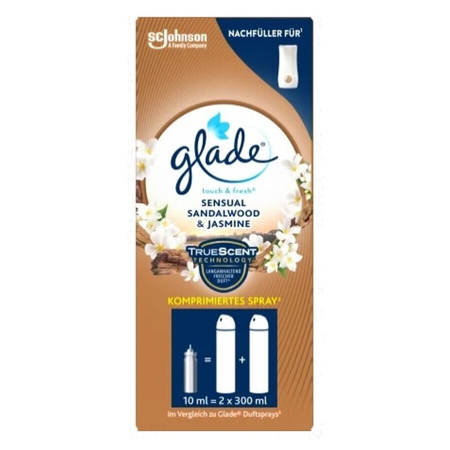 Glade, mini o cartuccia, Sandalo e Jaminm 10 ml
