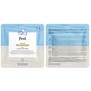Find, Antipollution, Eye mask with glacial waters from the Alps, 5 pieces