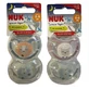 Nuk, siliconen Space Night, fopspeen. Gr.1, 2 stuks.