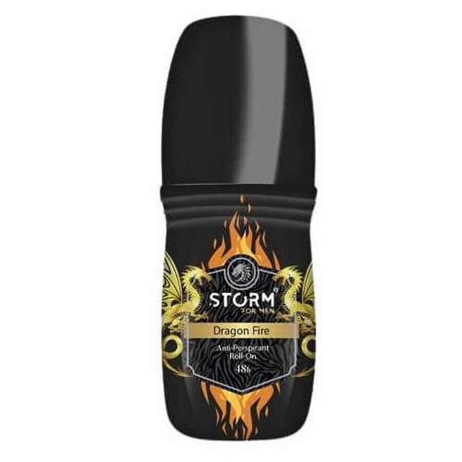 Antitranspirante Storm Men en roll-on Dragon Fire, 50ml