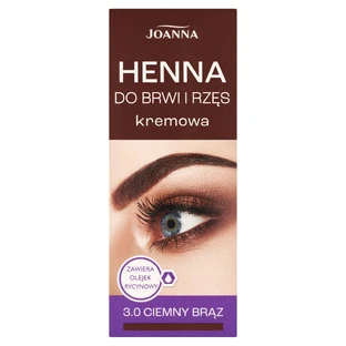 Joanna Henné Crème pour sourcils et cils 3.0 Bouleau foncé, 15ml