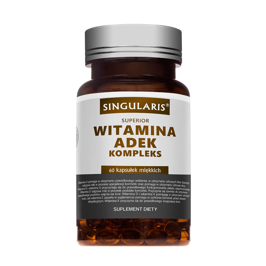 Singularis, Complejo vitamínico ADEK, 60 cápsulas