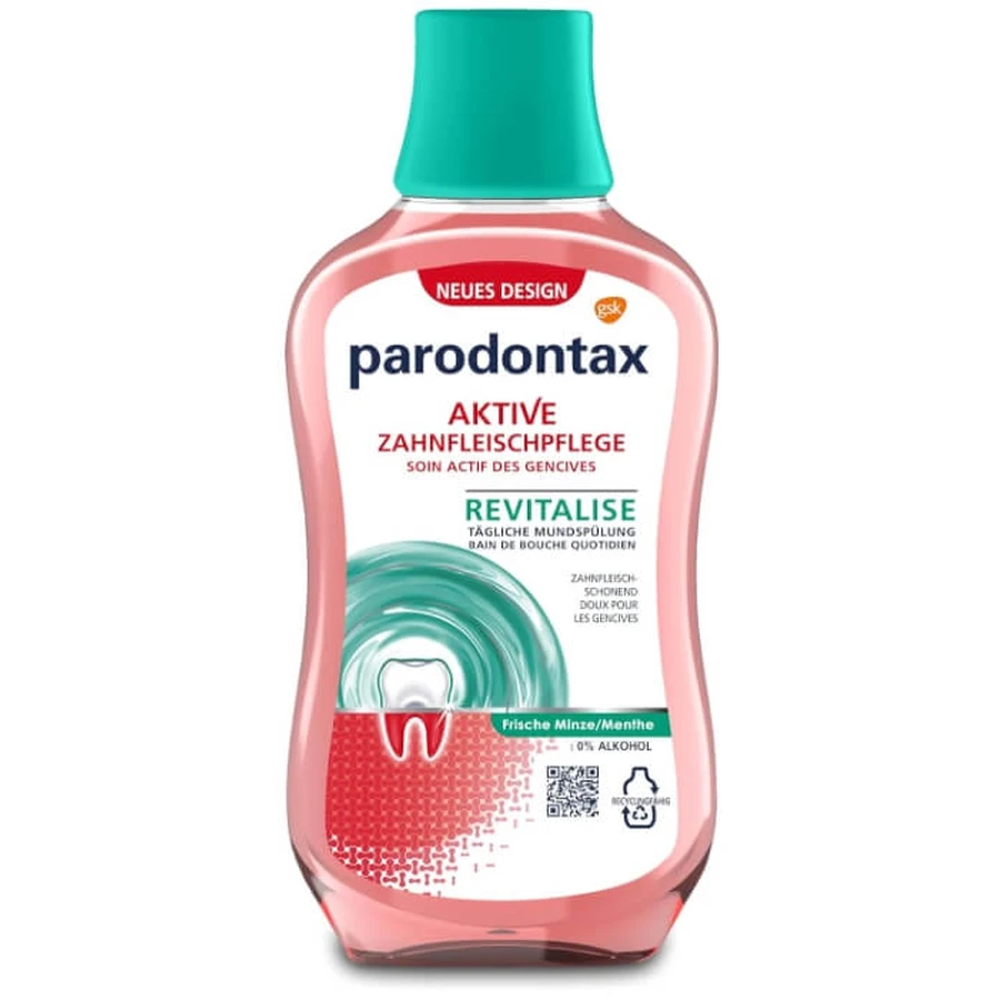 Paradontax active care dzise Fresh Mint apă de gură, 300ml
