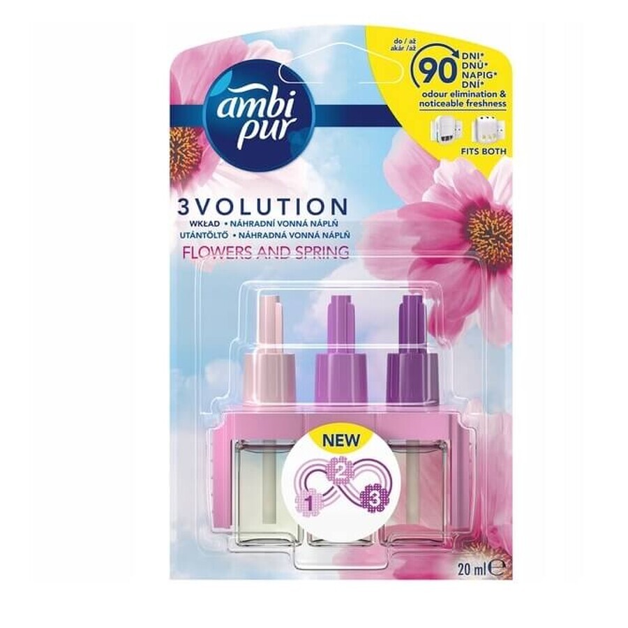 Ambi Pure Flowers and Spring for electric air freshener, 20 ml