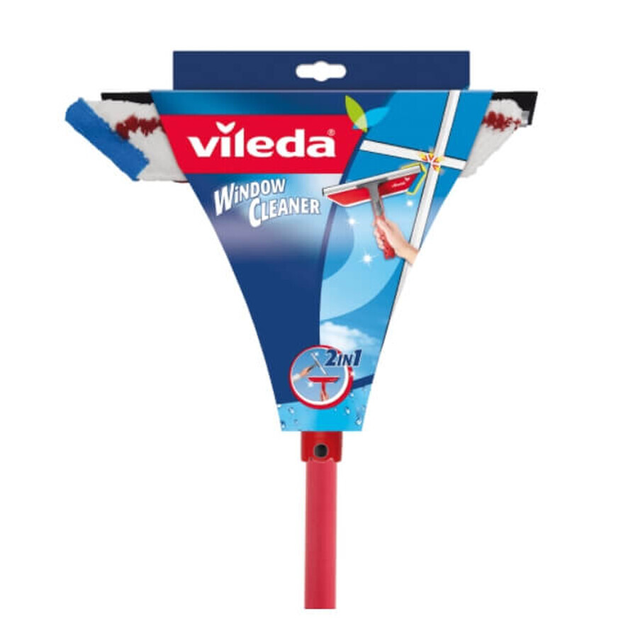 Vileda, raclette de fenêtre avec bois, 1 pc.