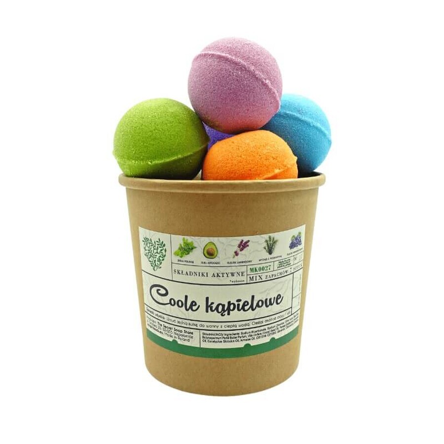 Soap amp ; Friends Set de boules de bain moussantes, 7x80g