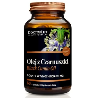 Doctor Life Aceite de comino negro 1000mg, 60 cápsulas