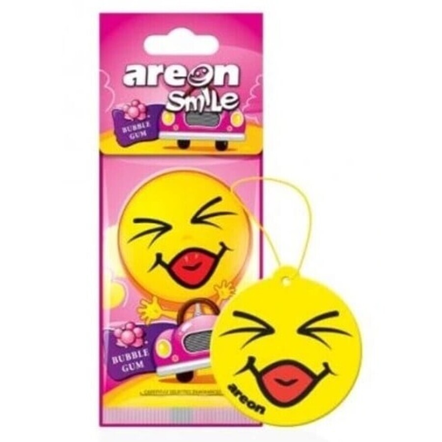 Boutique Areon, Smile, Smile Bubble Gum Réfrigérateur de voiture Réfrigérateur Areon, Smile, Smile Bubble Gum Réfrigérateur de voiture Réfrigérateur