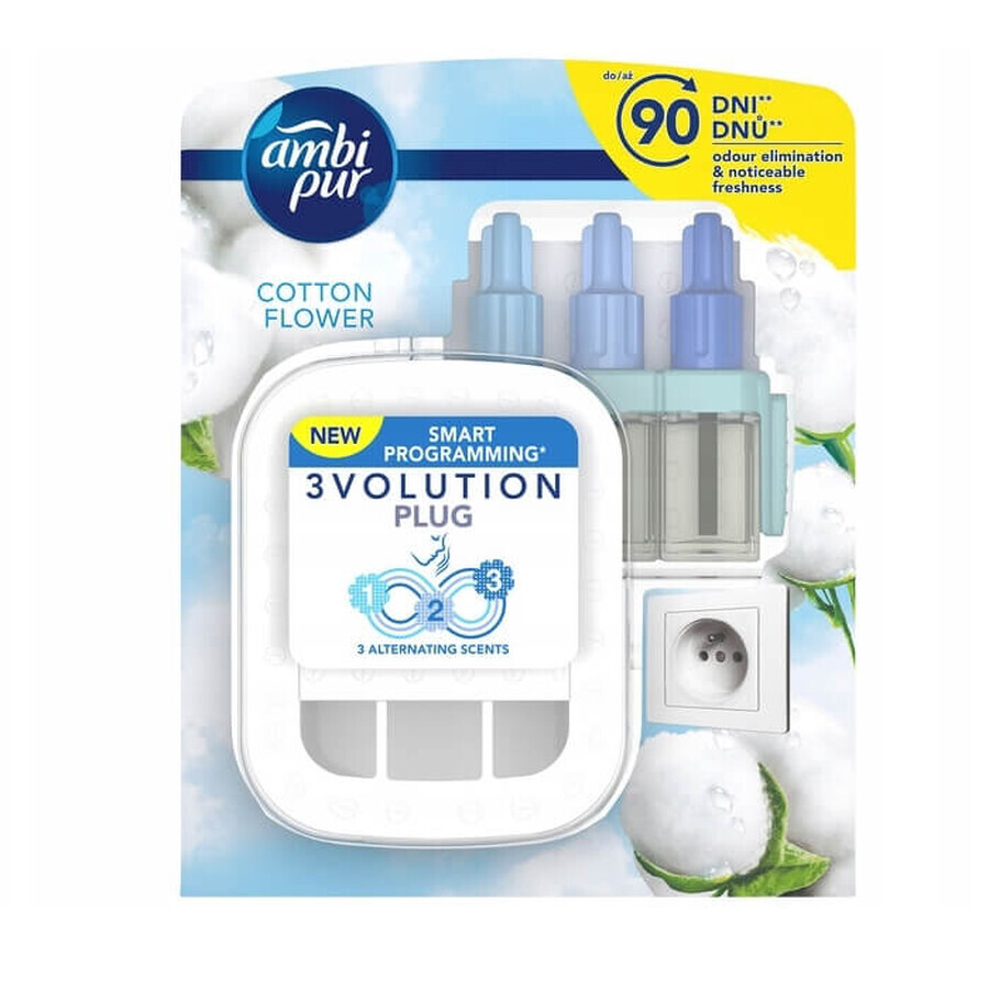 Ambi Pur 3Volution Elektrischer Lufterfrischer Cotton Flow, 20 ml