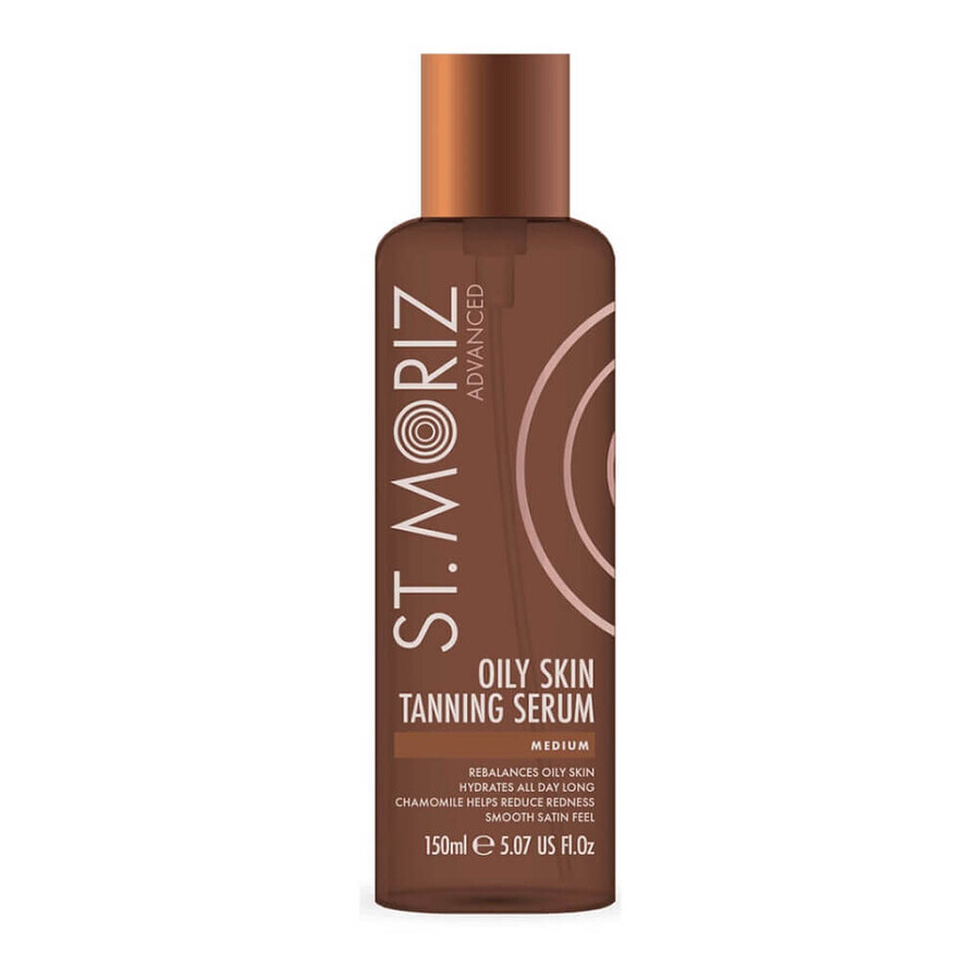 Moriz Advanced Pro Gradual Oily Skin Self-tanning Serum pour les peaux grasses et acnéiques, 150ml