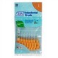 TePe Original toothbrushes 0.45mm Orange, 8 pcs.