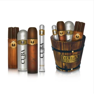 Cuba Original Cuba Gold set Eau de Toilette, 100ml + Eau de Toilette, 35ml + Déodorant spray 200ml + Aftershave spray 100ml