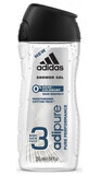 Adidas Adipure, gel douche pour hommes, 250 ml