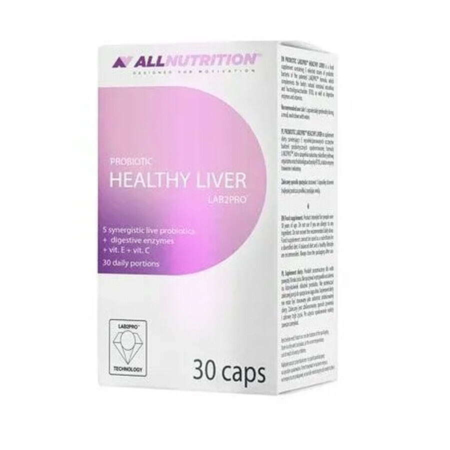 Allnutrition Probiotic Healthy Liver LAB2PRO, 30 capsules