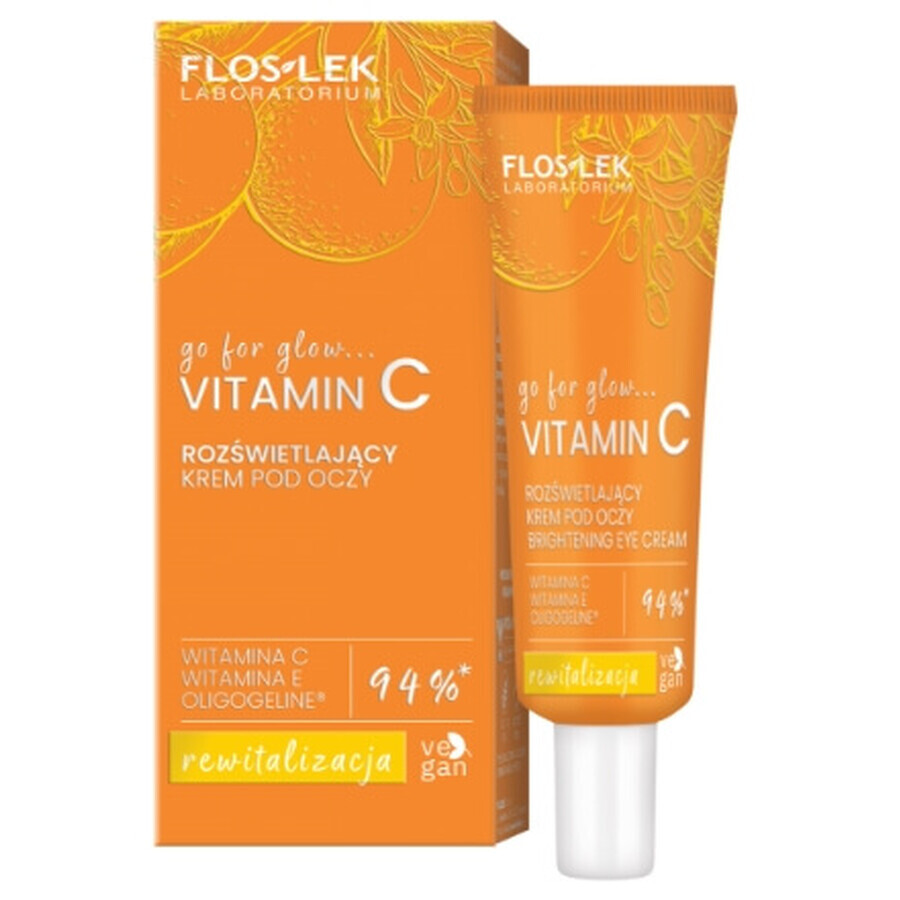 Buy Floslek Laboratorium Go For Glow Vitamin C Brightening Eye Cream, 30 ml Floslek Laboratorium Go For Glow Vitamin C Brightening Eye Cream, 30 ml