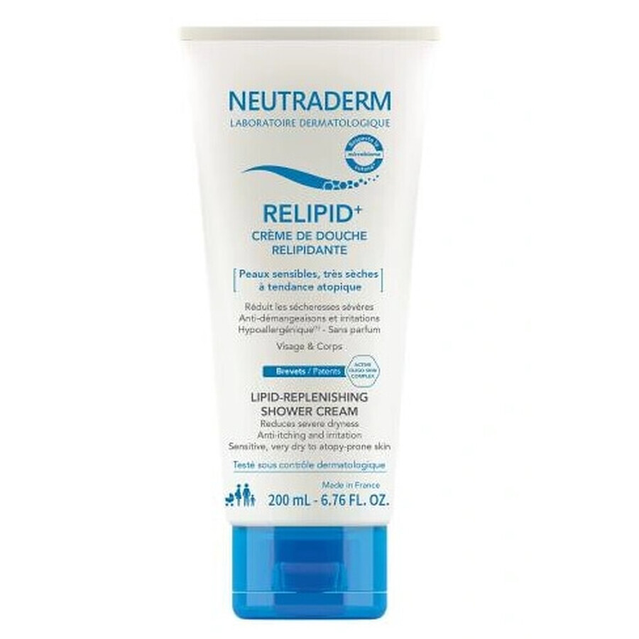 Shop Neutraderm Relipid+ Lipid regenerierende Duschcreme, 200 ml Neutraderm Relipid+ Lipid regenerierende Duschcreme, 200 ml
