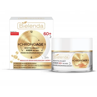 Bielenda Chrono Verouderende Revitaliserende Anti-Rimpel Nachtcrème 60+, 50ml