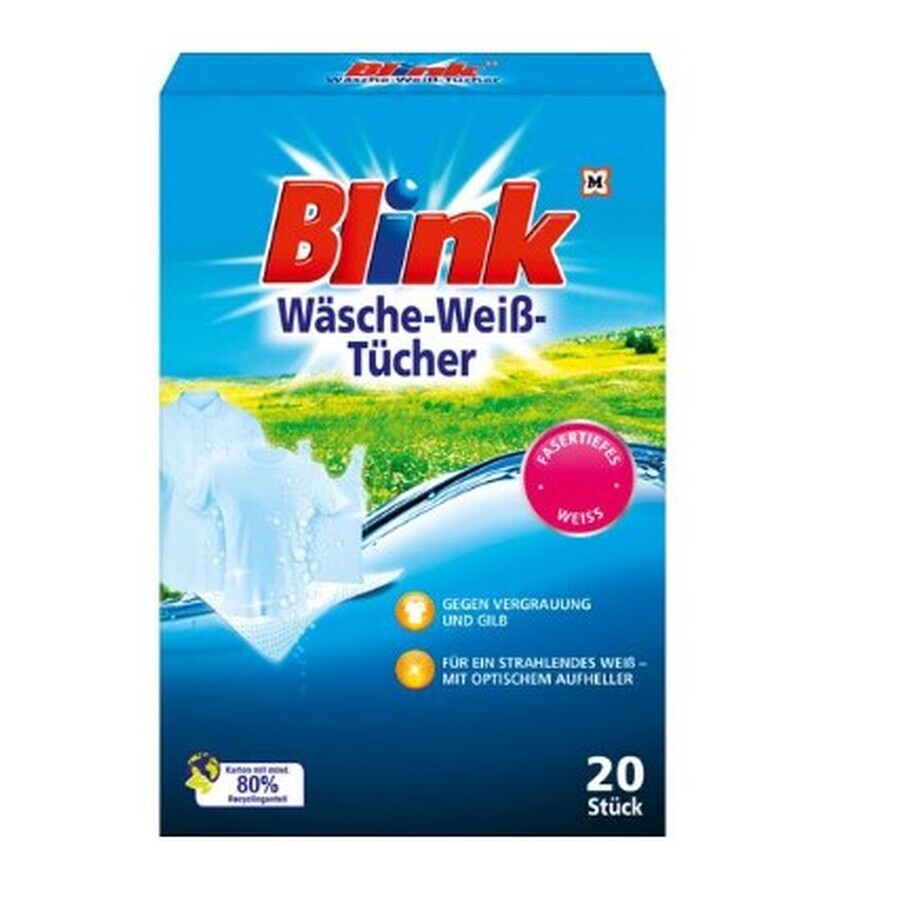 Blink, Wash, witmakende doekjes, 20 stuks